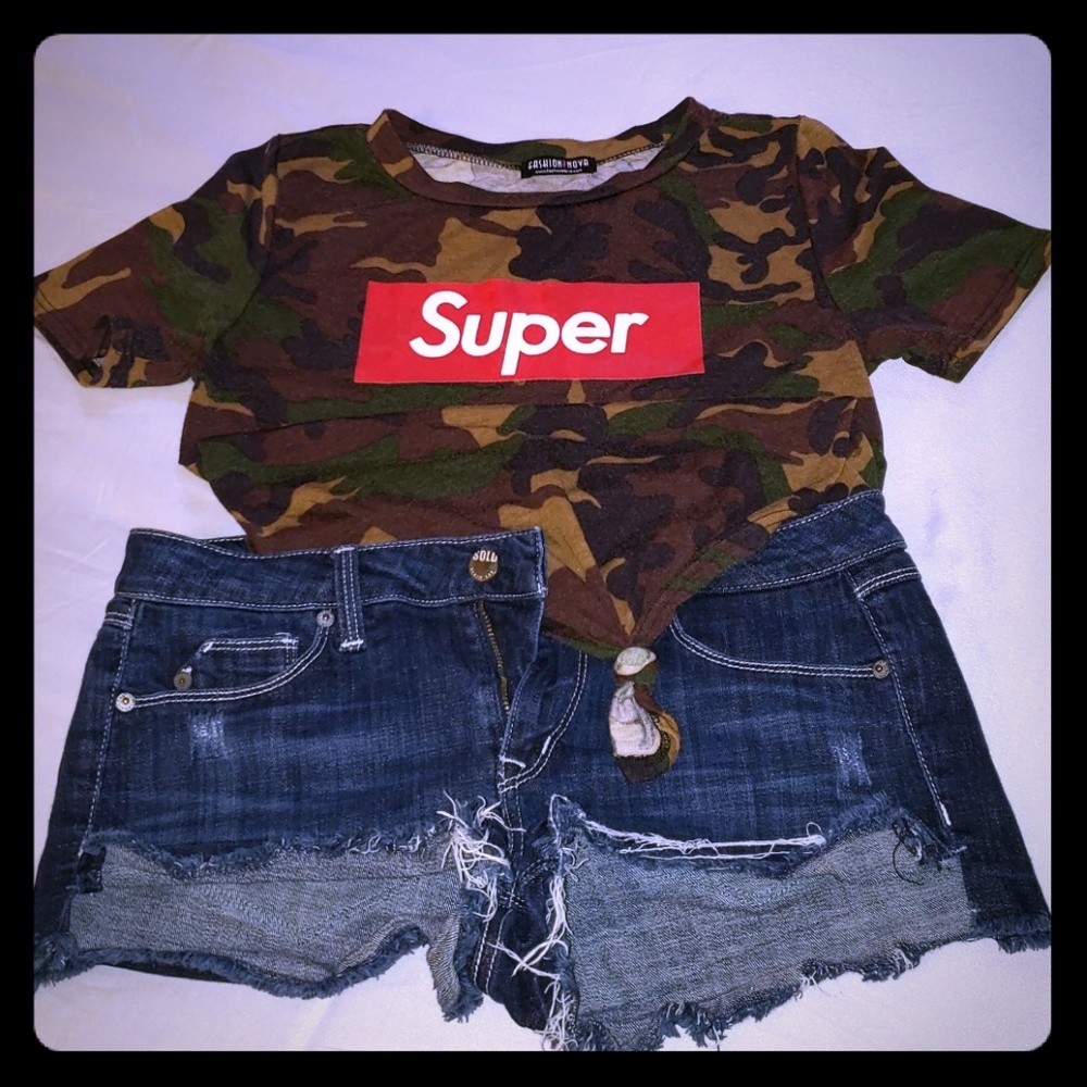 Top and shorts combo set!